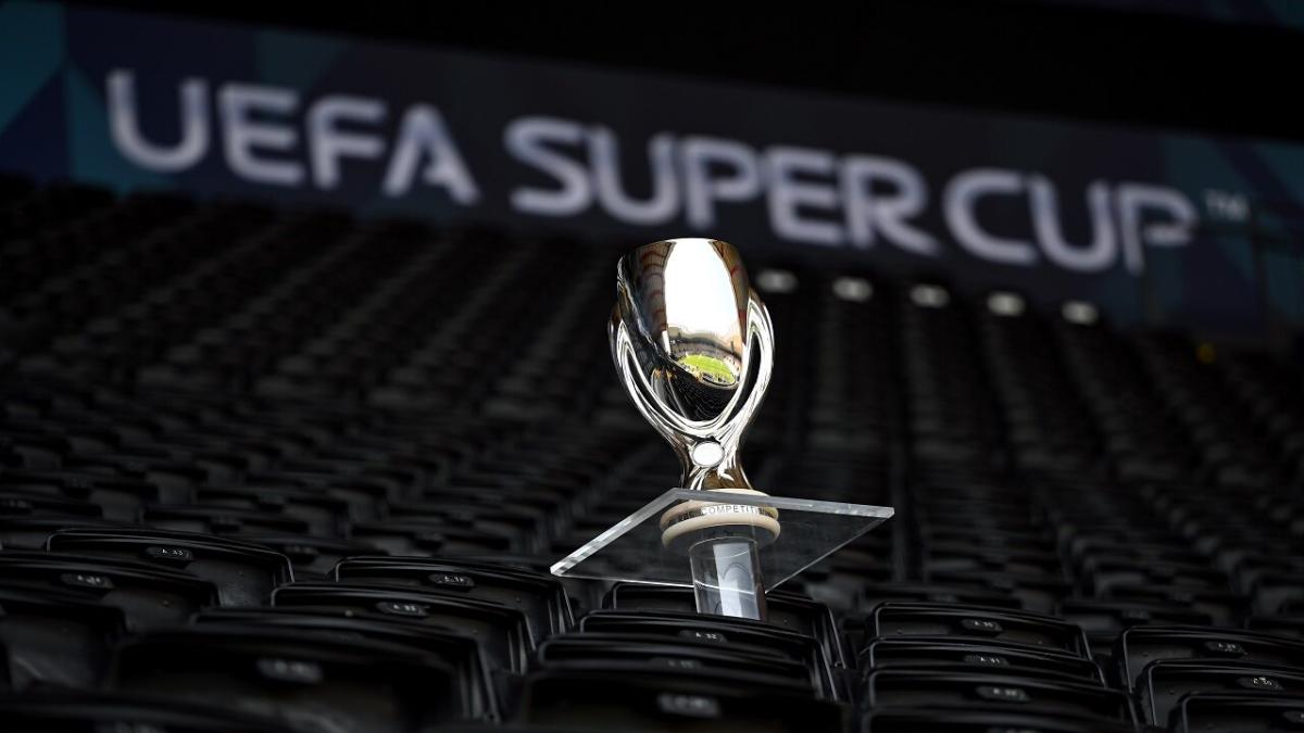 UEFA Super Cup final trophy